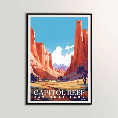 Capitol Reef National Park Poster, Travel Art, Office Poster, Home Decor | S3 - image2